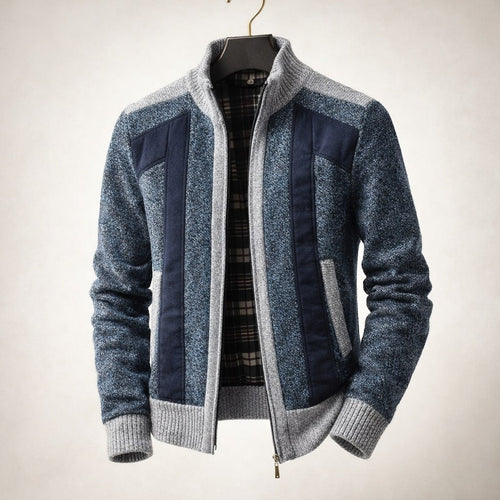 Rafael Lined Knit Zip Jacket