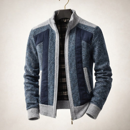 Rafael Lined Knit Zip Jacket